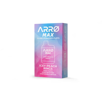 ARRØ MAX Zero Nicotine Vape – Icey Peach Rings