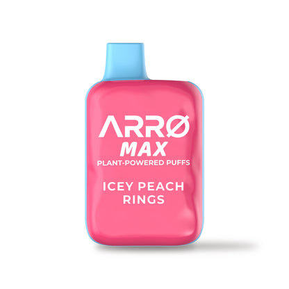 ARRØ MAX Zero Nicotine Vape – Icey Peach Rings