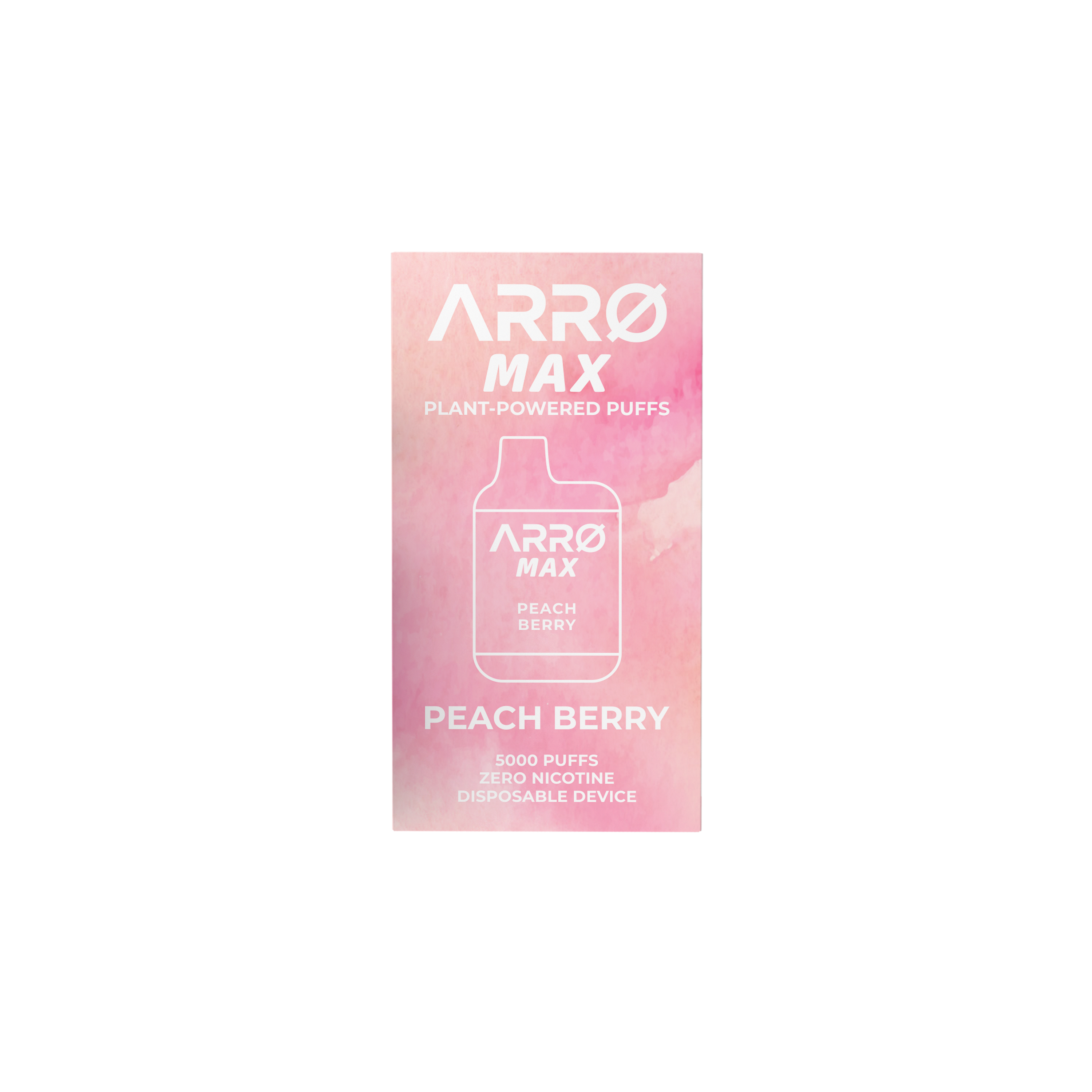ARRØ MAX Zero Nicotine Vape – Peach Berry