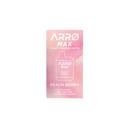 ARRØ MAX Zero Nicotine Vape – Peach Berry