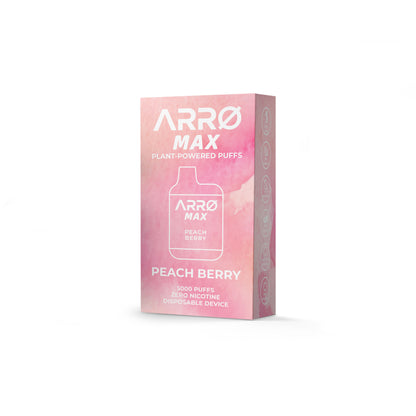 ARRØ MAX Zero Nicotine Vape – Peach Berry