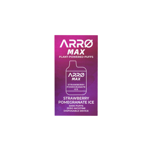 ARRØ MAX Zero Nicotine Vape – Strawberry Pomegranate Ice