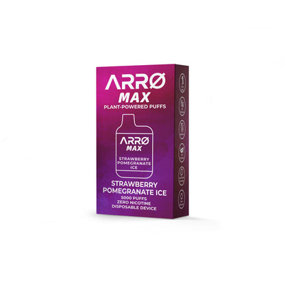 ARRØ MAX Zero Nicotine Vape – Strawberry Pomegranate Ice