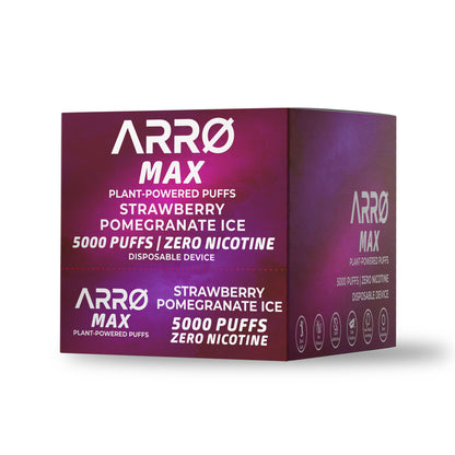 ARRØ MAX Zero Nicotine Vape – Strawberry Pomegranate Ice