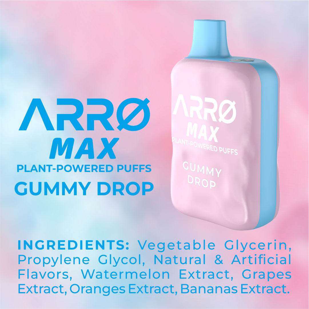 ARRØ MAX Zero Nicotine Vape – Gummy Drop