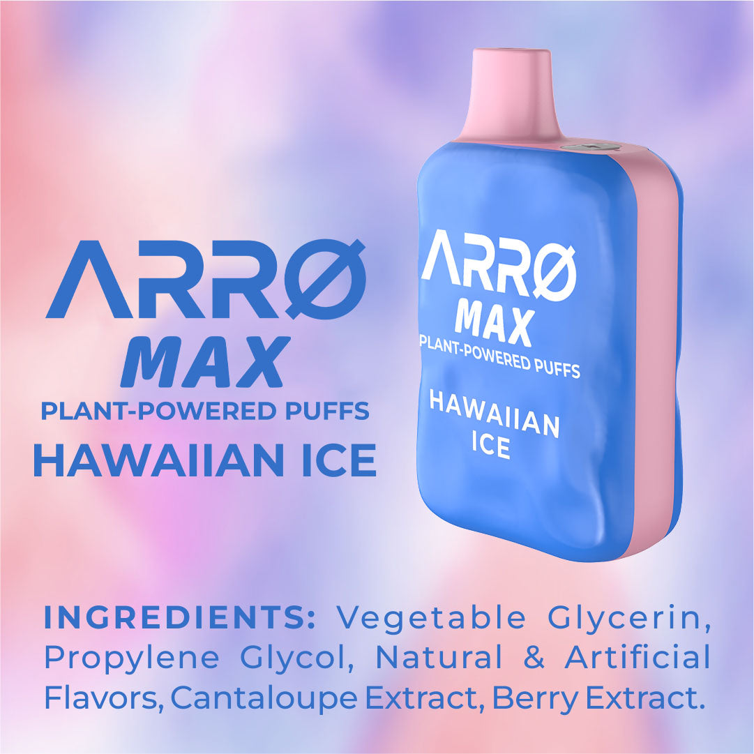 ARRØ MAX Zero Nicotine Vape – Hawaiian Ice